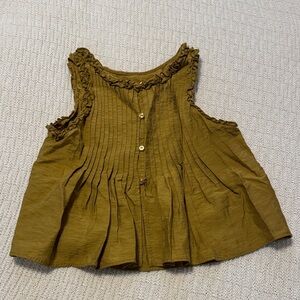 ZARA PIN TUCK TOP (size 13/14)